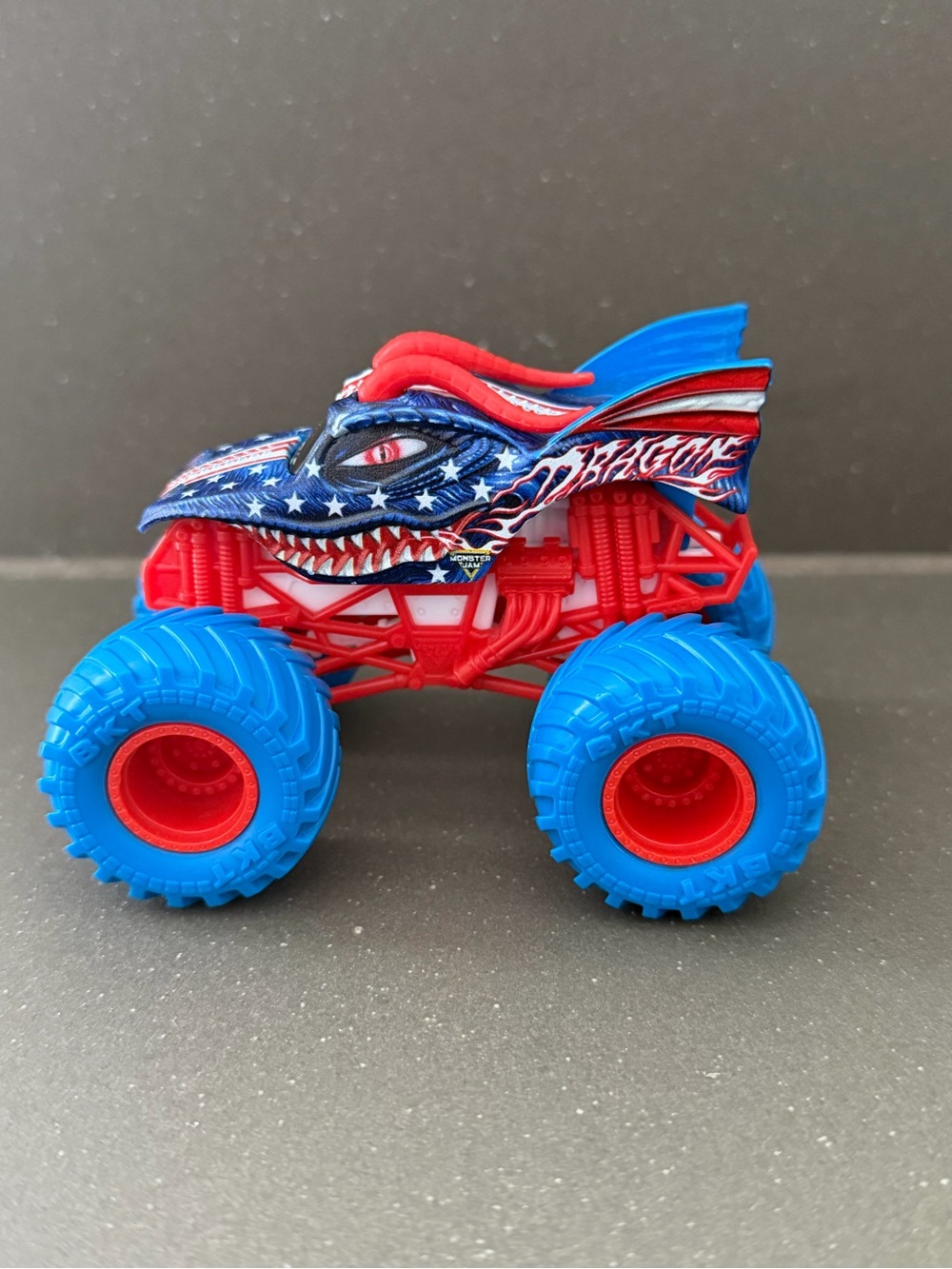Monster Jam 2026 Stars and Stripes Dragon Walmart exclusive NEW from box